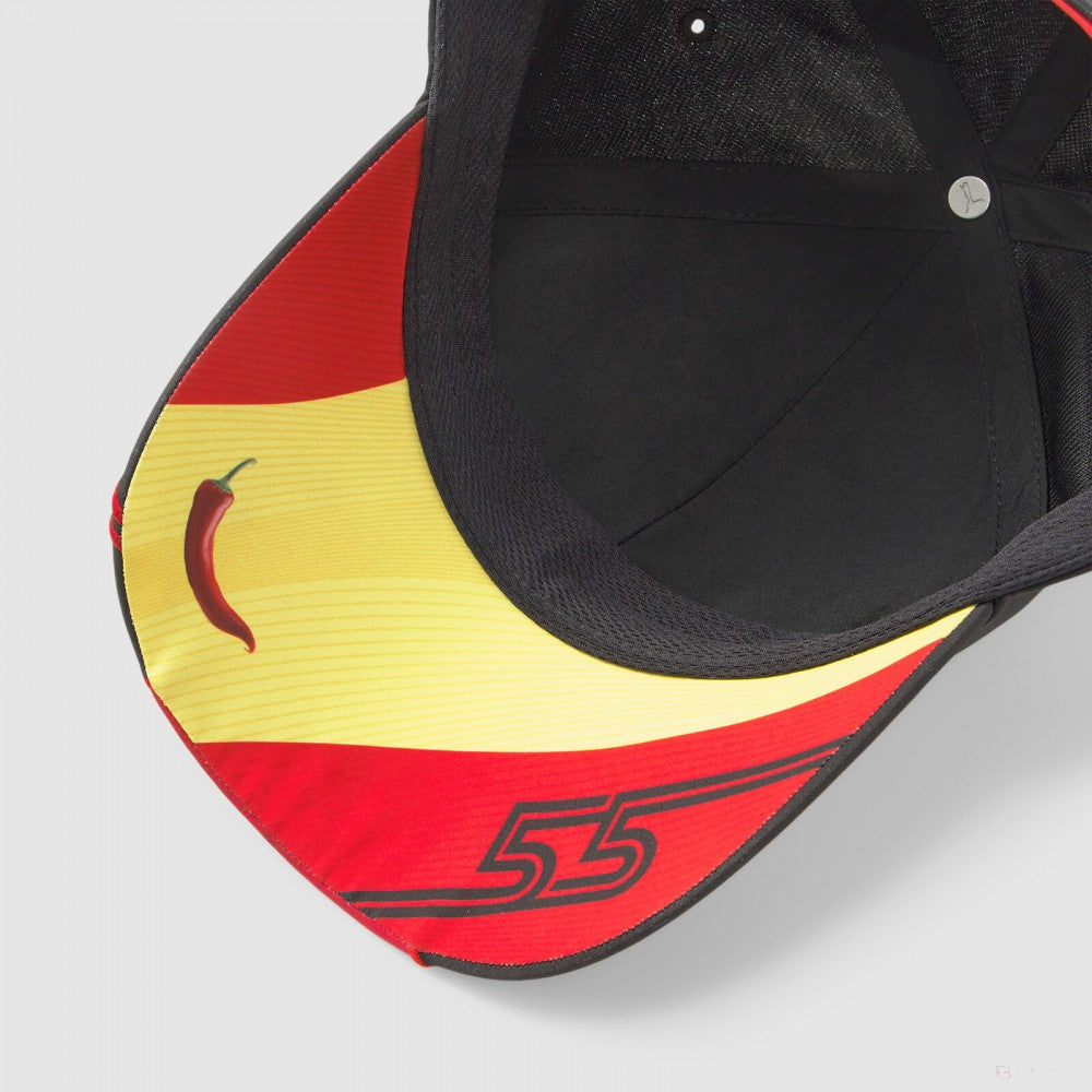Ferrari Sainz Baseballová čepice, Jr. Rosso Corsa-PUMA Black