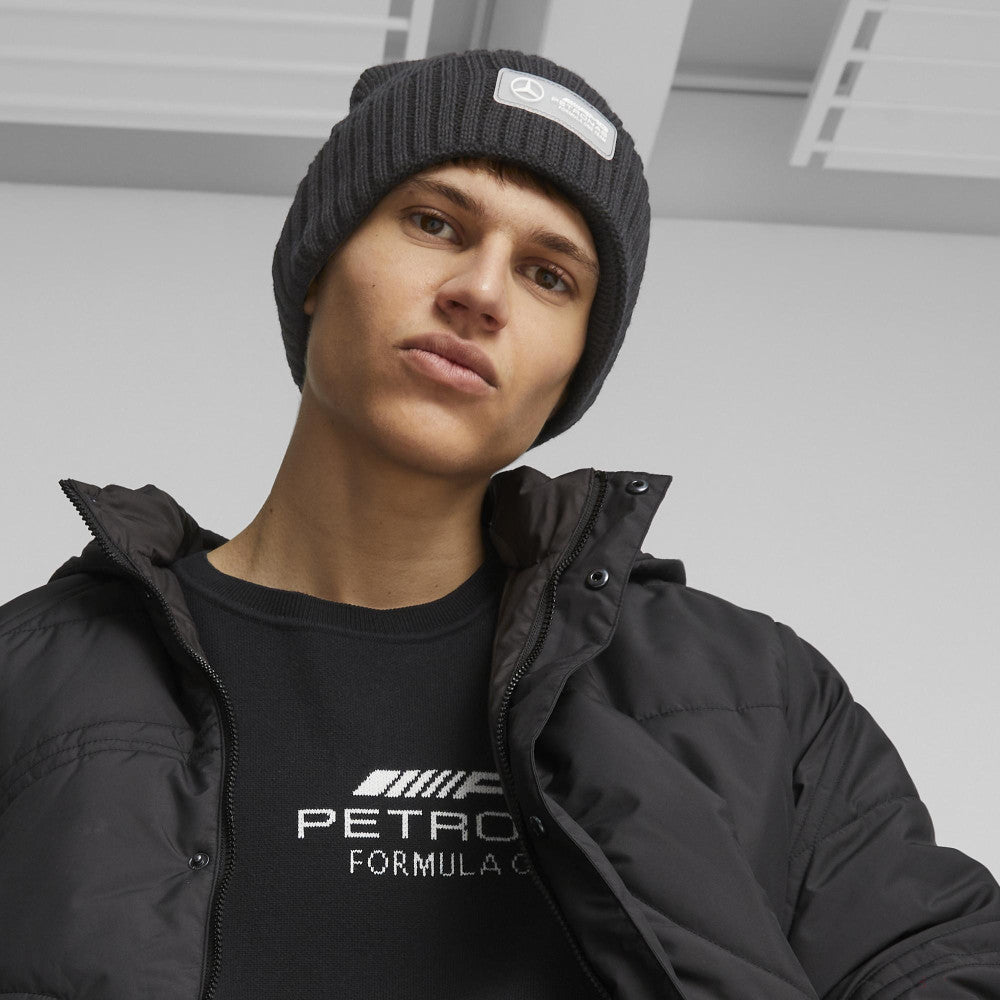 Mercedes beanie, Puma, black - FansBRANDS®