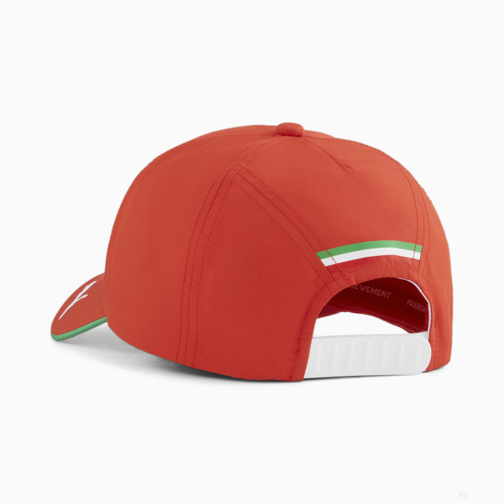 Ferrari čepice, Puma, týmové, baseballová čepice, červená, 2024 - FansBRANDS®