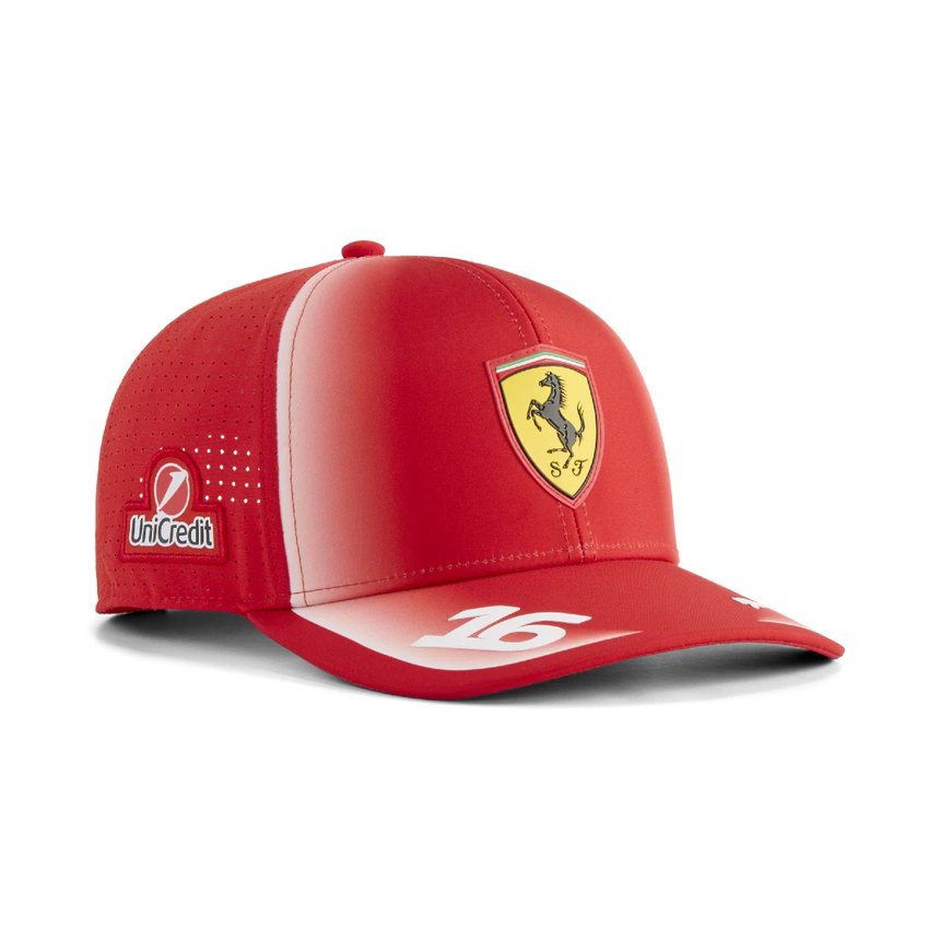 Ferrari kšiltovka, tým, Charles Leclerc, Puma, červená