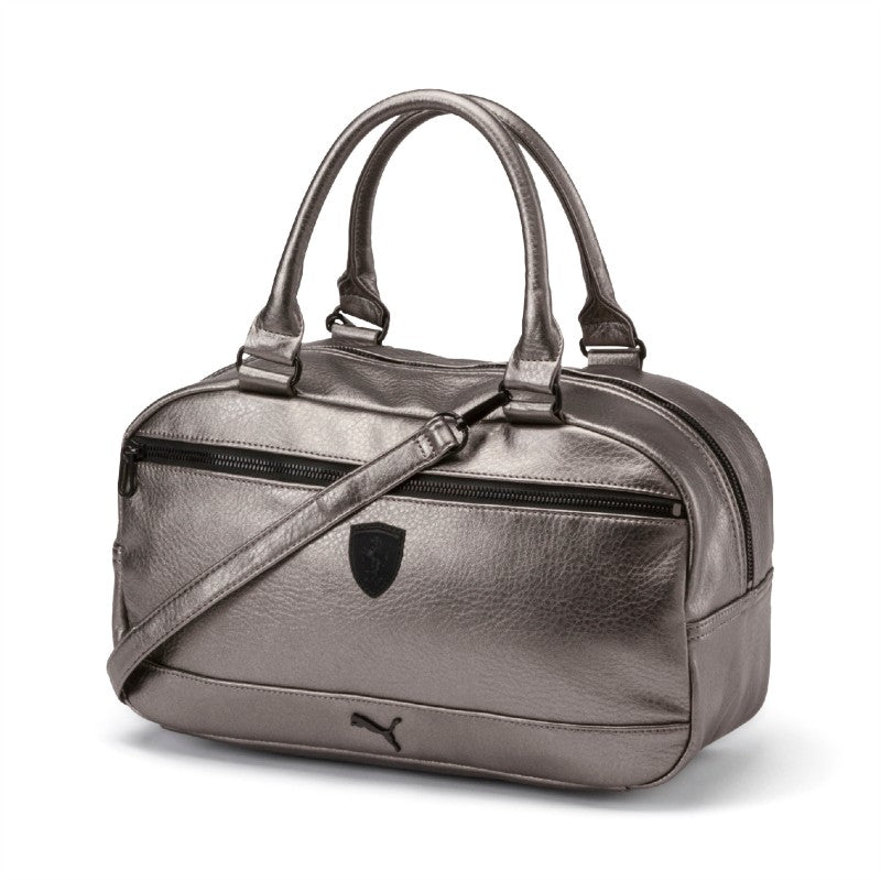 Damentasche Ferrari, Puma LS, 35x21x16 cm, Silber, 2018