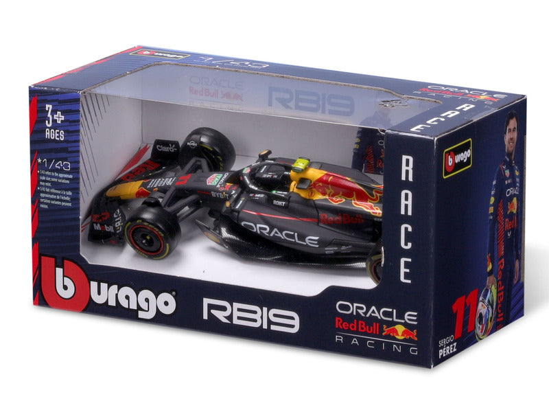 Model vozu Red Bull Racing, RB-19, bburago, 1:43, Sergio Pérez #11, 2023