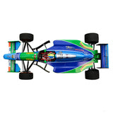 Mick Schumacher Model Car, Benetton Ford B194 Demo Run Belgium GP 2017, měřítko 1:18, modrá, 2017