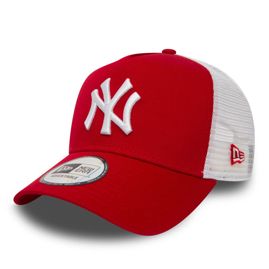 Kšiltovka New York Yankees, New Era, truckerská, červená