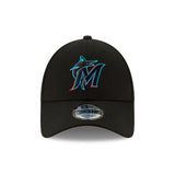 Kšiltovka Miami Marlins, New Era, 9FORTY, tým, Černá