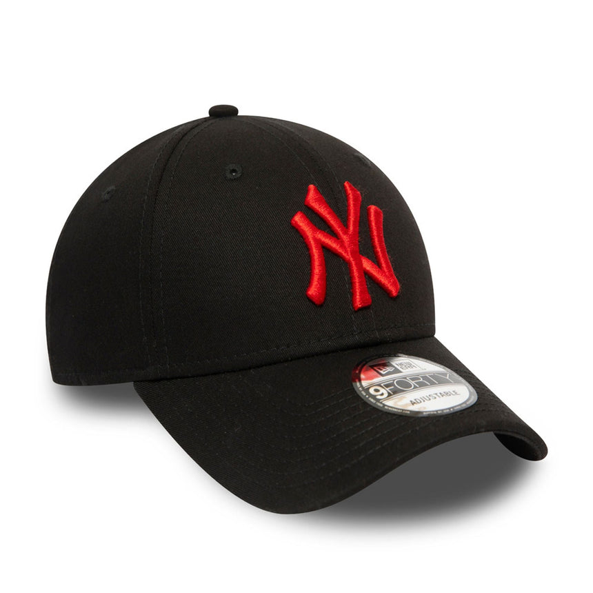 Čepice New York Yankees, červené logo, New Era, 9FORTY, Černá