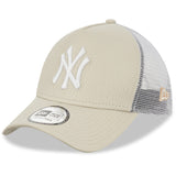 Kšiltovka New York Yankees, trucker, New Era, 9FORTY, základní, béžová
