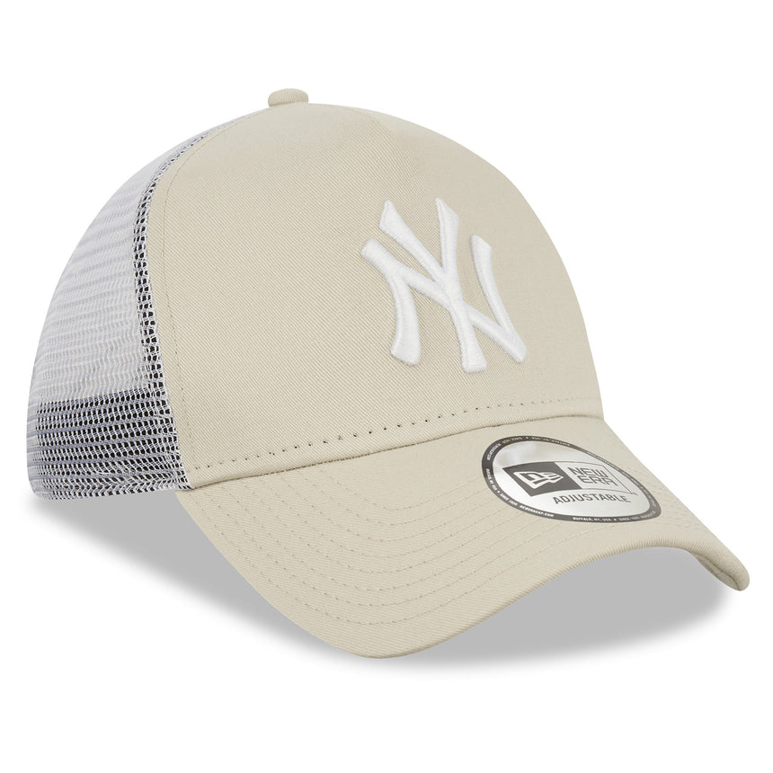 Kšiltovka New York Yankees, trucker, New Era, 9FORTY, základní, béžová