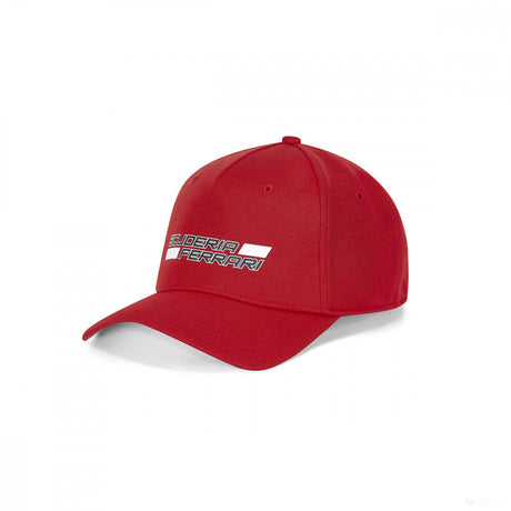 Dětská baseballová čepice Ferrari, Scuderia, červená, 2020 - FansBRANDS®