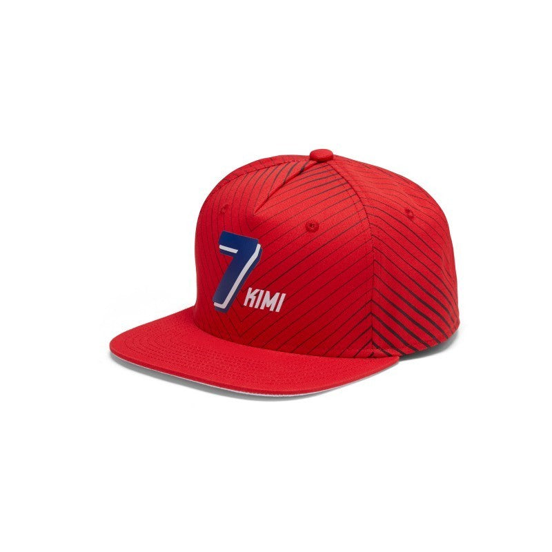 Kšiltovka Ferrari Flatbrim, Kimi Raikkönen, dospělý, červená, 2018 - FansBRANDS®