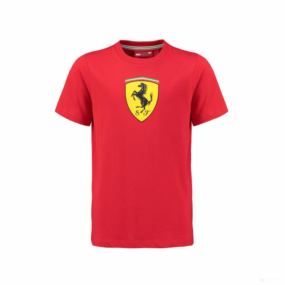 Ferrari dětské tričko, Scudetto, červené, 2018