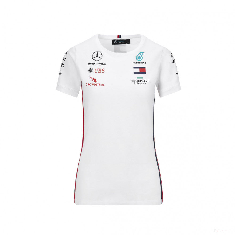 Dámské tričko Mercedes, tým, bílé, 2020