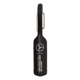 Mercedes keychain, MAMG metal with carabiner, black, 2016