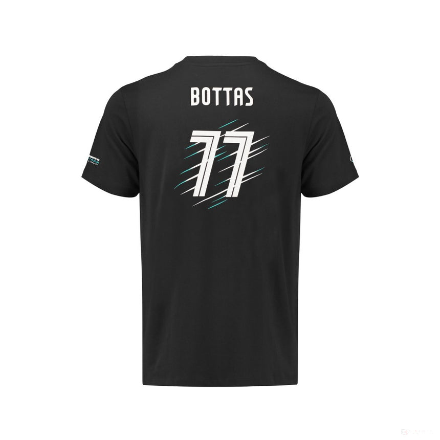 Dětské tričko Mercedes, Bottas, černé, 2018 - FansBRANDS®
