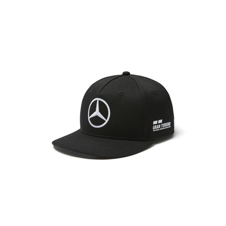 Mercedes Flatbrim Cap, Lewis Hamilton, dospělý, černá, 2018 - FansBRANDS®