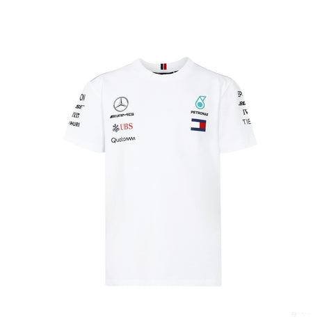 Dětské tričko Mercedes, Team, BÍLÉ, 2018 - FansBRANDS®