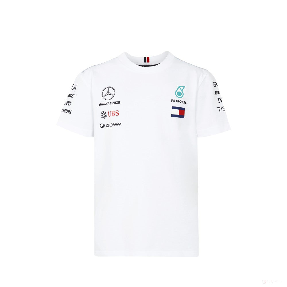 Dětské tričko Mercedes, Team, BÍLÉ, 2018