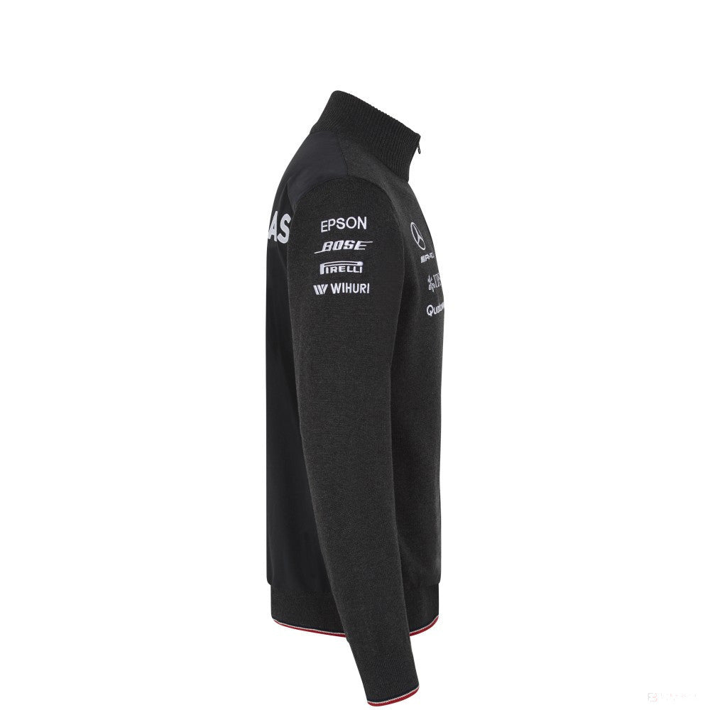 Mercedes sweater, Team, Grey, 2018