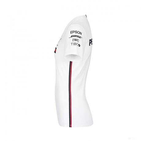 Dámské tričko Mercedes, tým, bílé, 2019 - FansBRANDS®
