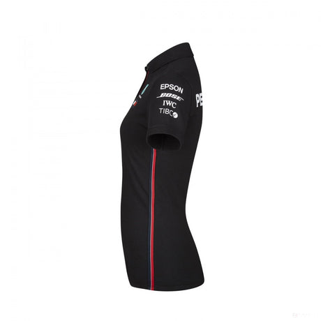Mercedes Dámské Polo, Tým, Černá, 2019 - FansBRANDS®
