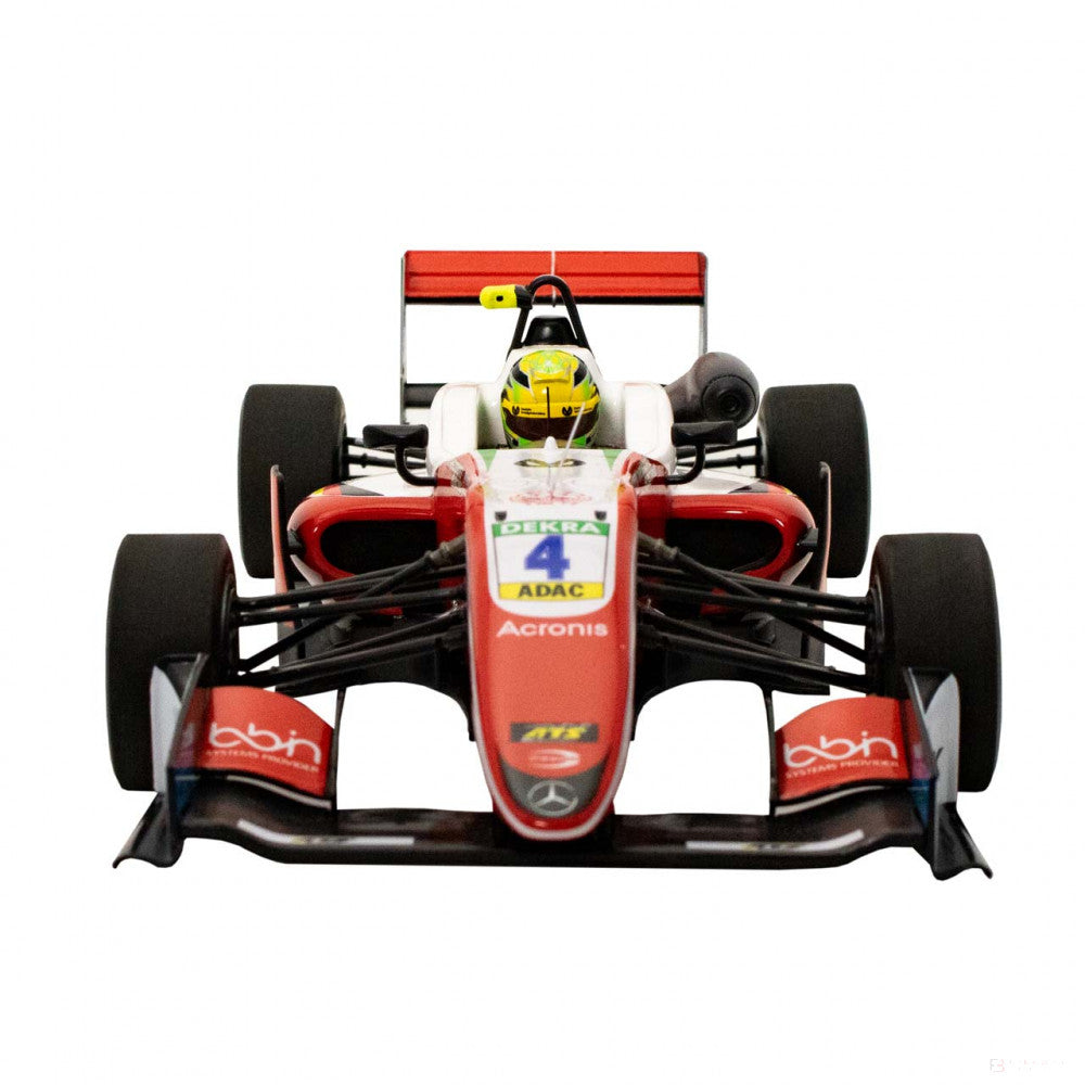 Mick Schumacher Model Car, Dallara Mercedes F317 Prema Racing Formula 3, měřítko 1:18, bílá, 2018 - FansBRANDS®