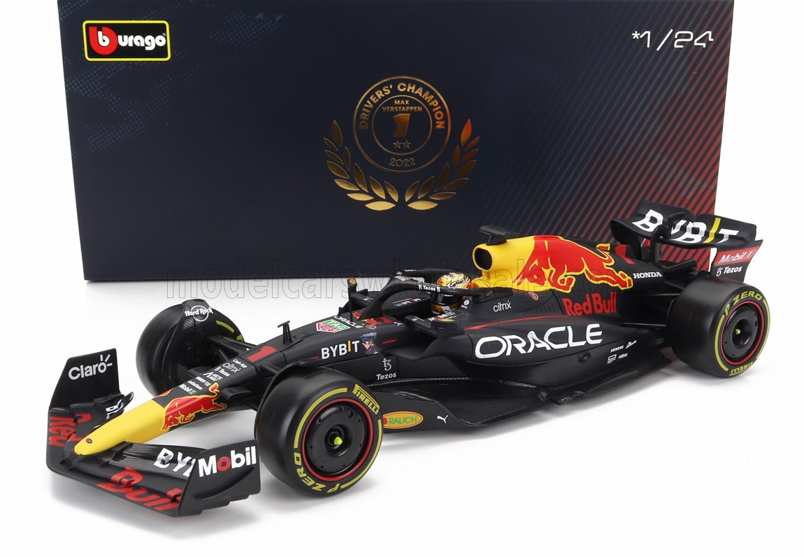 Model vozu Red Bull Racing RB19, bburago, 1:24, Max Verstappen #1, 2023