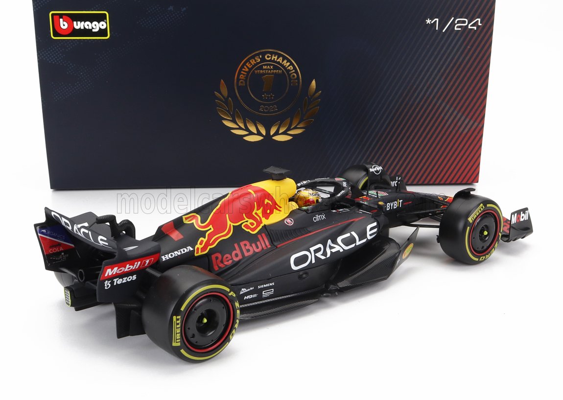 Model vozu Red Bull Racing RB19, bburago, 1:24, Max Verstappen #1, 2023