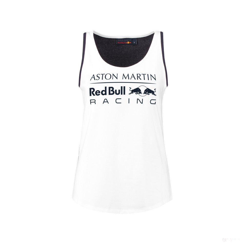 Dámský top Red Bull, závodnice, bílá, 2018
