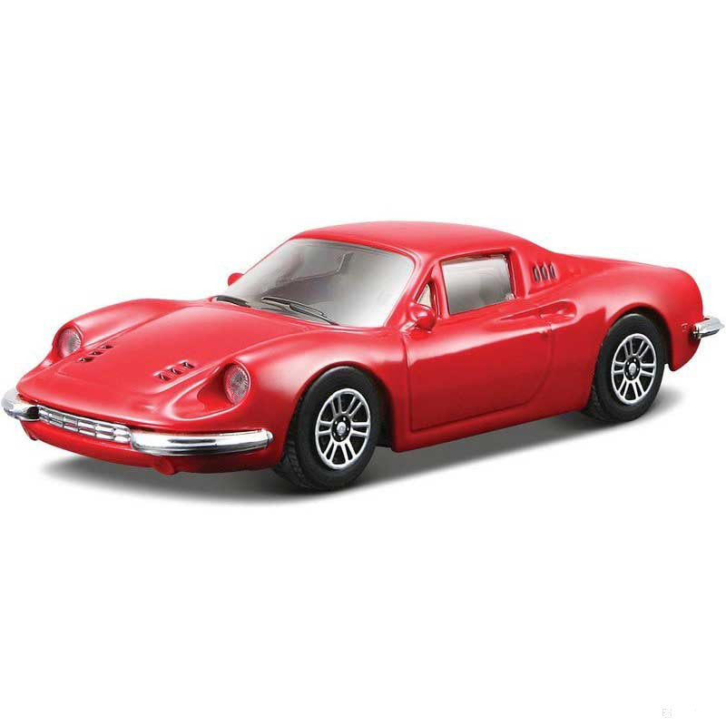 Model auta Ferrari, Dino 246 GT, měřítko 1:43, červený, 2021