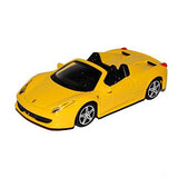 Model auta Ferrari, 458 Spider, měřítko 1:43, žlutá, 2021