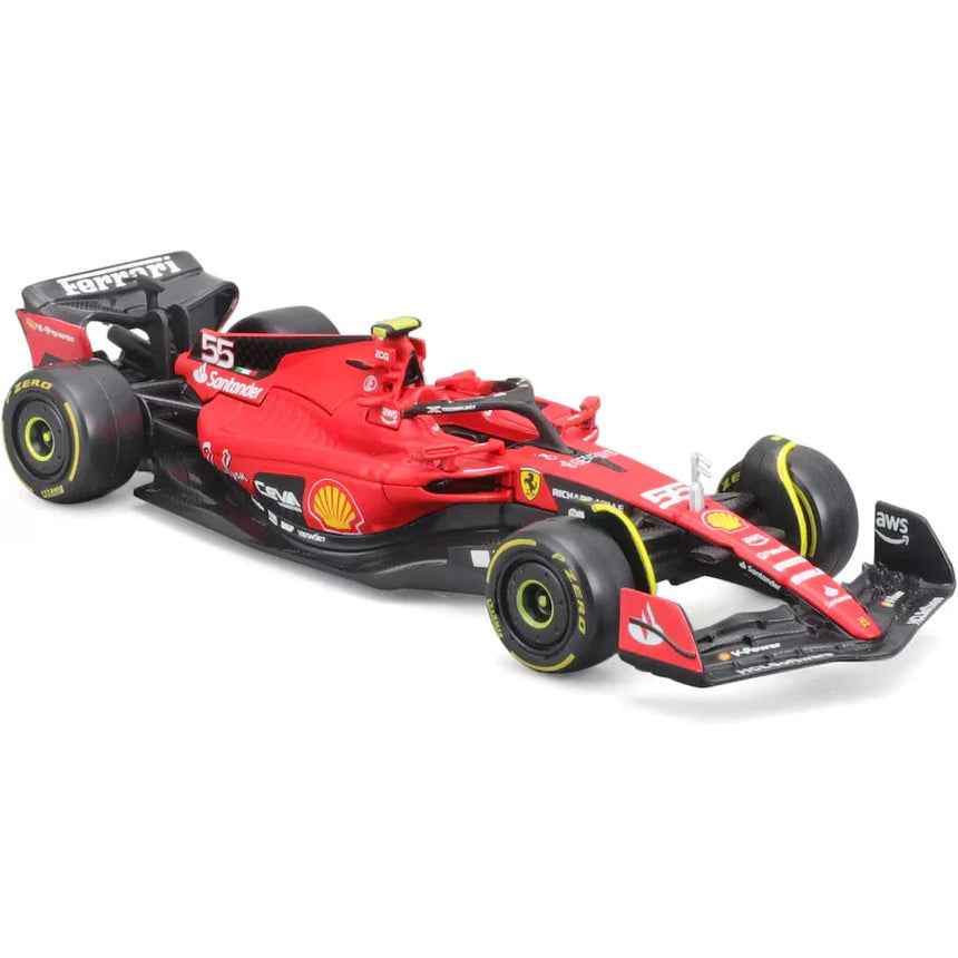 Model auta Ferrari, F1-23, bburago, 1:43, Carlos Sainz #55, 2023