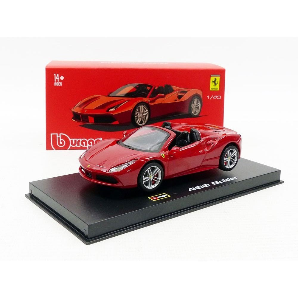 Ferrari Model auta, 488 Spider, měřítko 1:43, červená, 2018