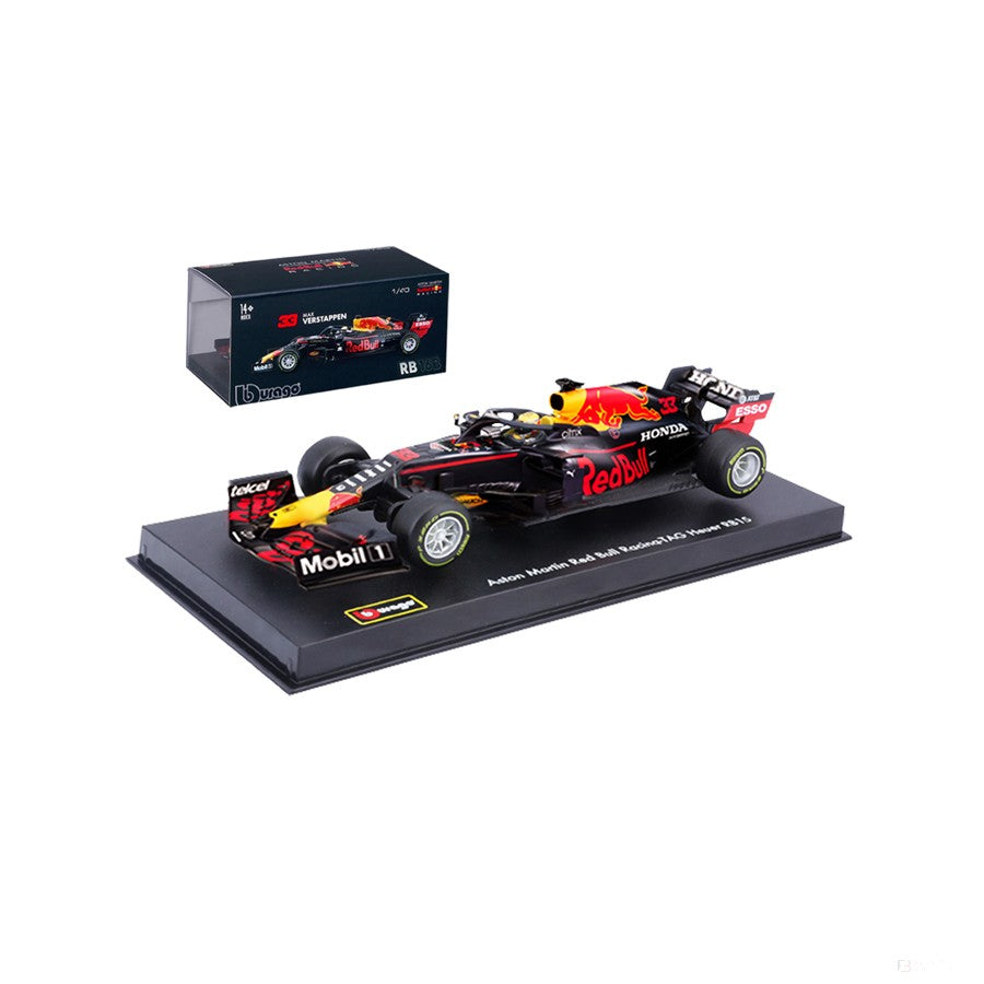 Red Bull car, RB16B Max Verstappen Signature, měřítko 1:43, modrá, 2021 - FansBRANDS®