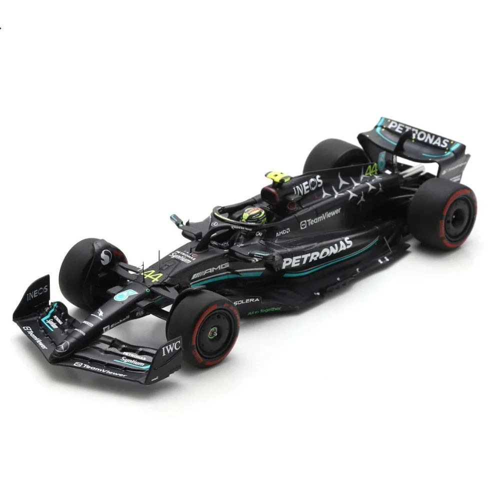 Model auta Mercedes, F1 W14 E, bburago, 1:43, Lewis Hamilton #44, 2023
