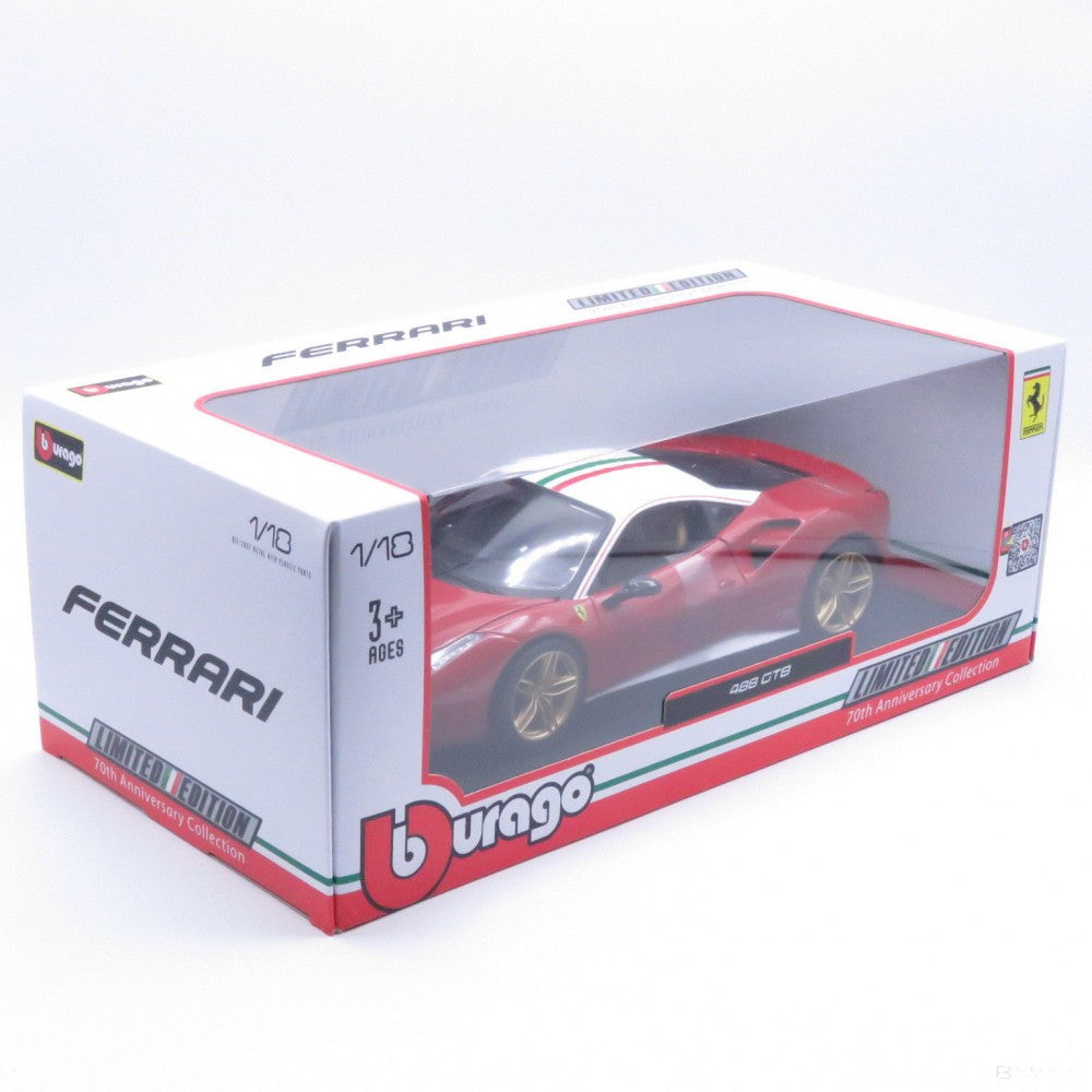 Ferrari Model car, 70H Lauda, 1:18Ferrari 70H Lauda Model Car, měřítko 1:18, červená, 2018 - FansBRANDS®