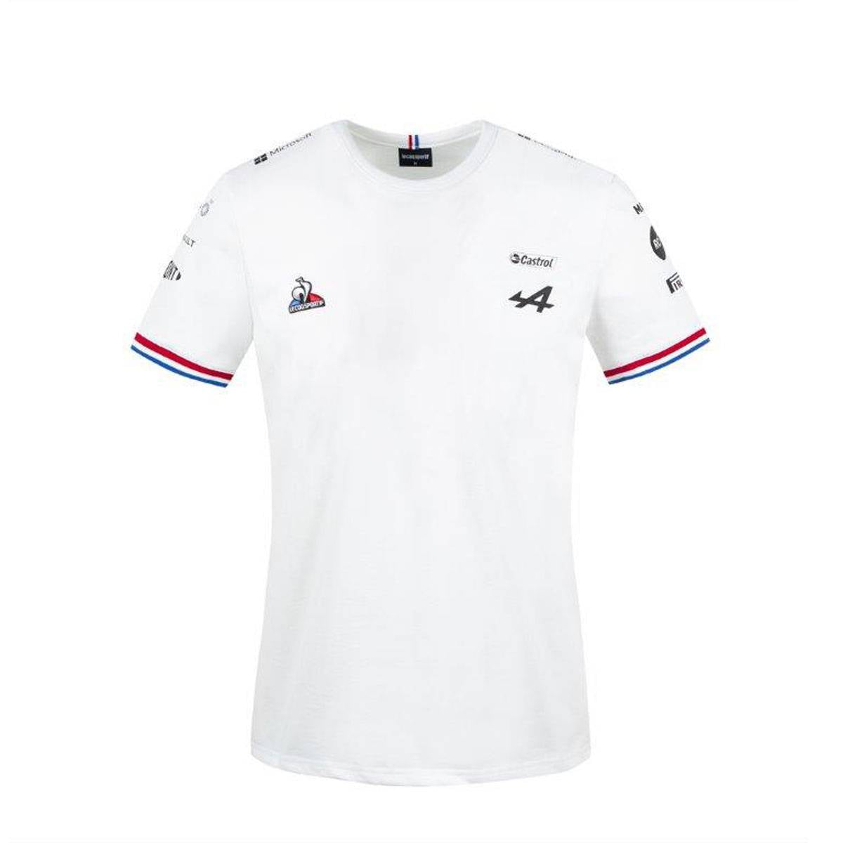 Alpine T-Shirt Herrenteam, weiß, 2021