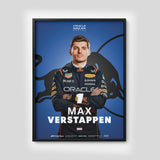 Originální F1 Print - Max Verstappen plakát (A3 velikost)
