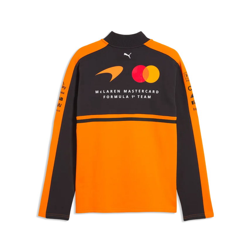 McLaren pulóver, cs tým, půl zip, papája