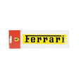 Samolepka Ferrari, 11x2 cm, žlutá, 2012 - FansBRANDS®