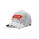 Baseballová čepice Formule 1, Logo Formule 1, šedá, 2020