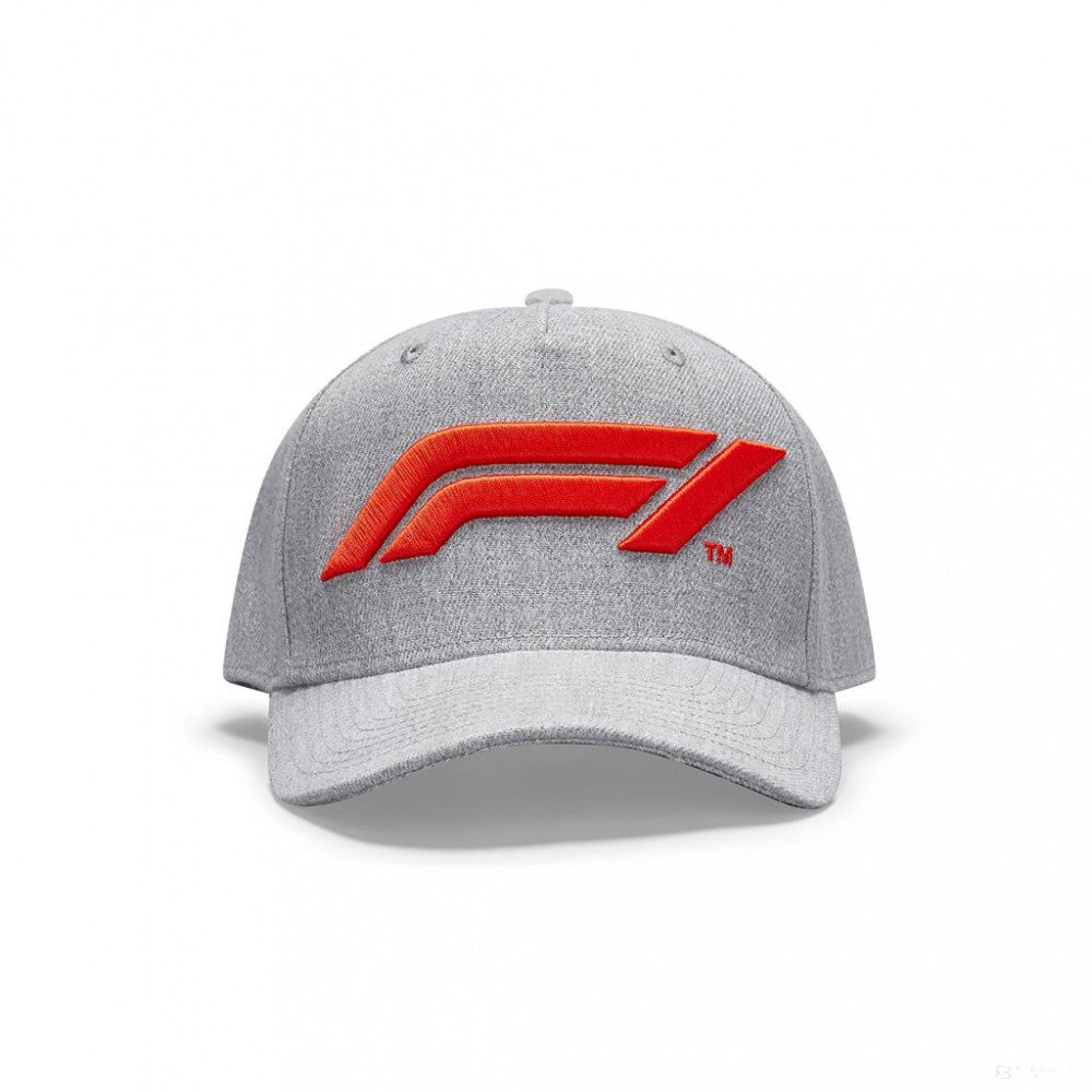 Baseballová čepice Formule 1, Logo Formule 1, šedá, 2020