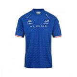 Alpské tričko, Esteban Ocon 31 Team, modré, 2022