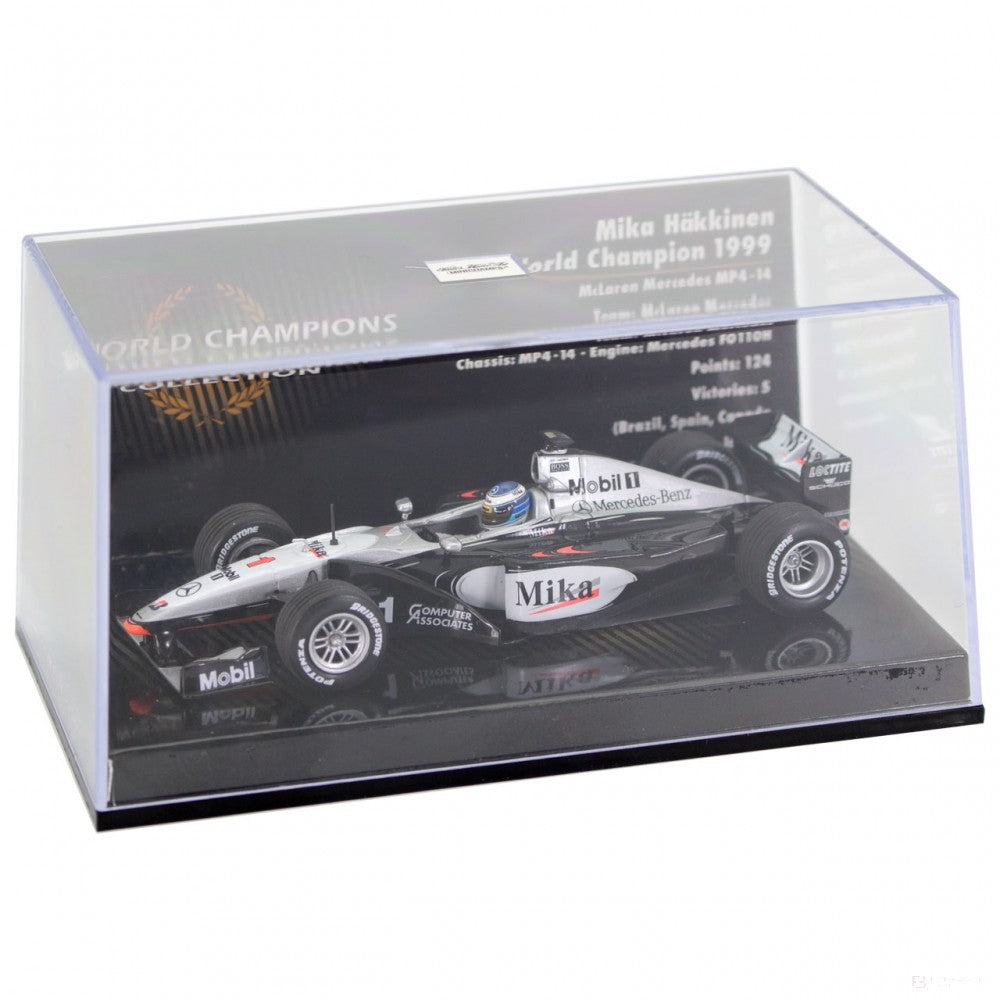 Mika Häkkinen McLaren Mercedes MP4/14 #1 World Champion Formula 1 1999 1:43 - FansBRANDS®