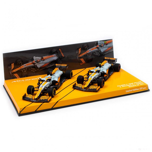 McLaren F1 Team MCL35M Ricciardo / Norris Monaco GP 2021 double set Limited Edition 1:43 - FansBRANDS®