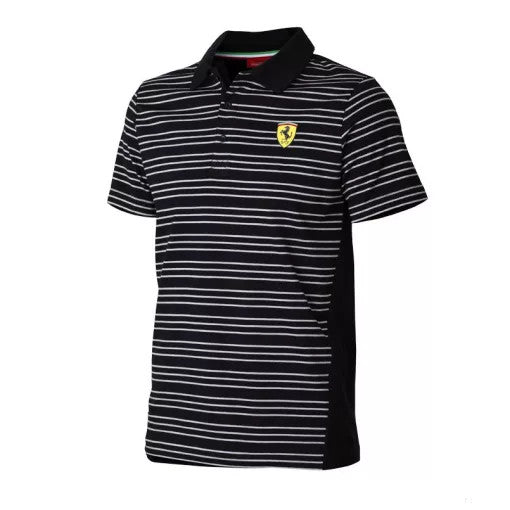 Ferrari Polo, pruhované, černá, 2011 - FansBRANDS®