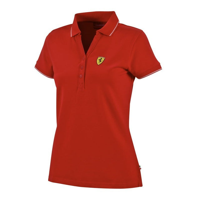 Ferrari Dámské Polo, Classic, Červená, 2015 - FansBRANDS®