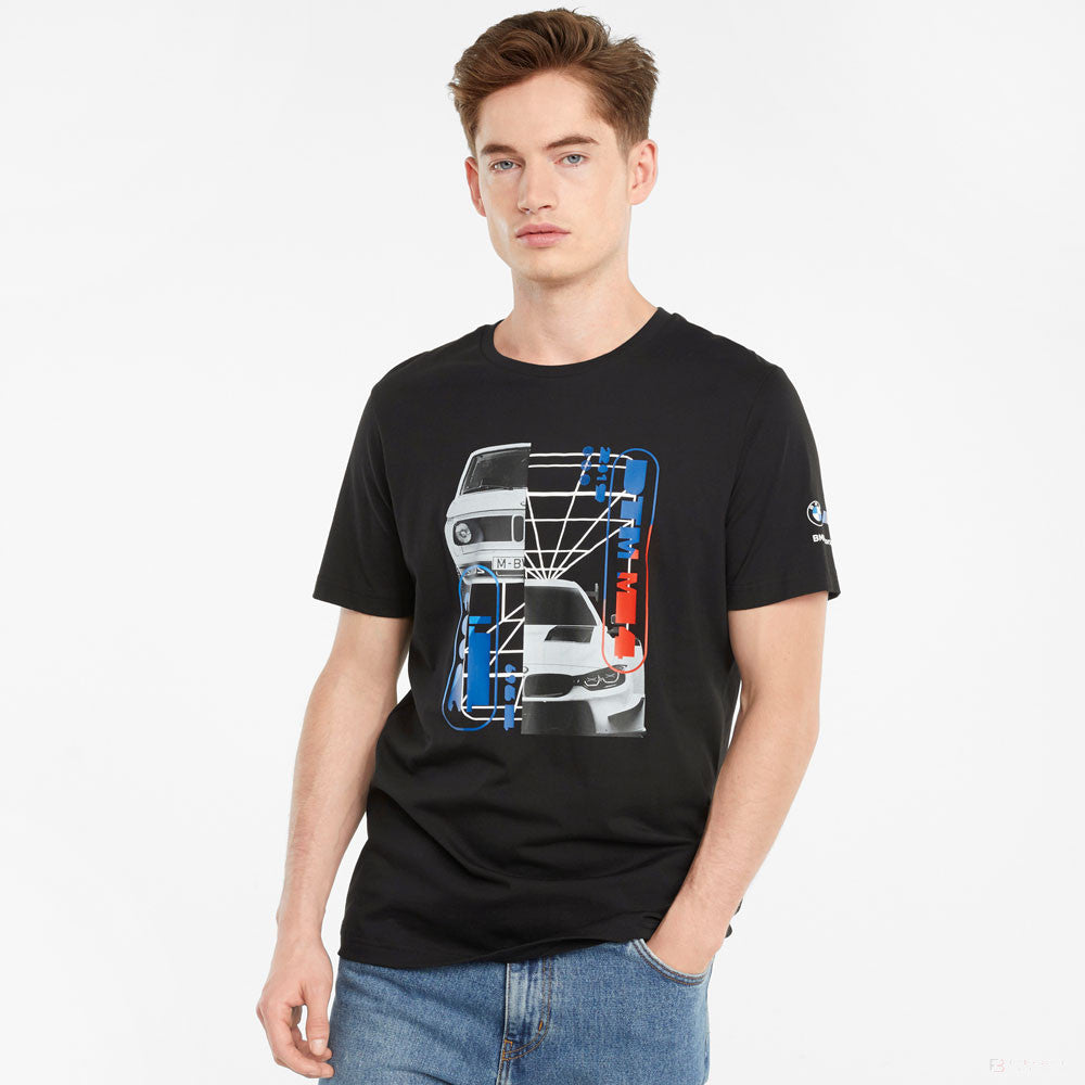 BMW tričko, Puma BMW MMS Car Graphic, černé, 2021 - FansBRANDS®