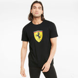 Ferrari tričko, Puma Race Big Shield, černé, 2021 - FansBRANDS®