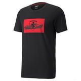 Ferrari tričko, Puma Race Graphic, černé, 2021