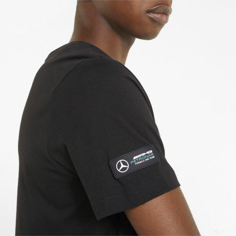 Tričko Puma Mercedes, černé, 2022 - FansBRANDS®